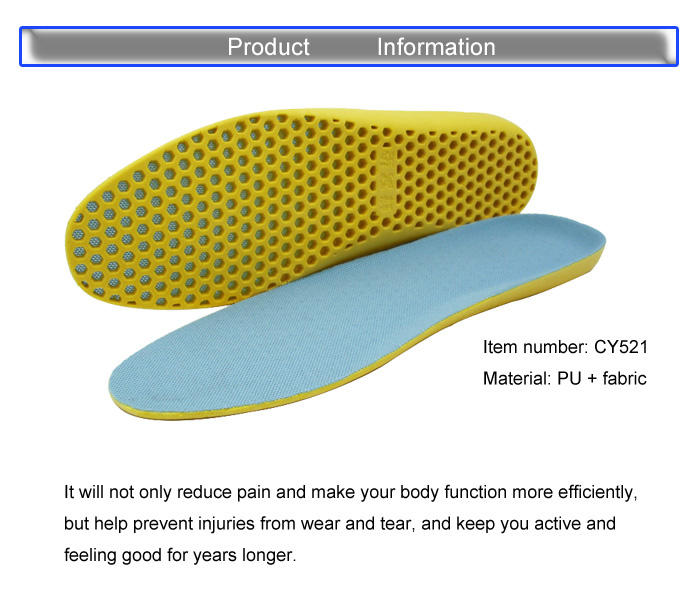 Honeycomb design insoles