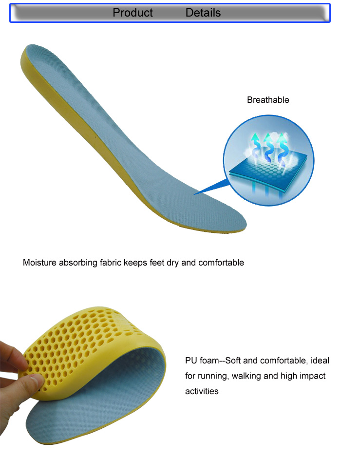 Sport foot insoles